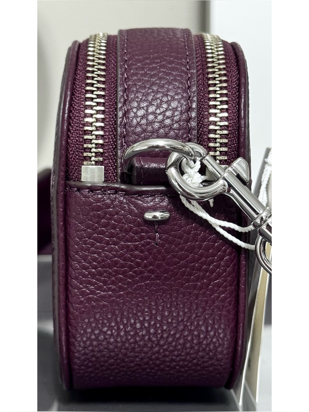 TORY BURCH Miller Mini Crossbody Bag, DARK CARMINE - Picture 4 of 11